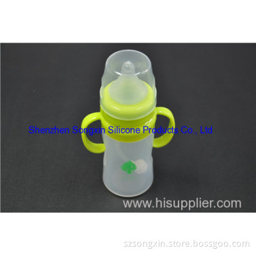 100% Food Grade Non-toxic Silicone Baby Bottle 